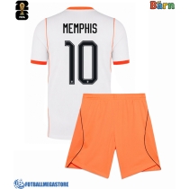 Fotballdrakt Barn Nederland Memphis Depay #10 Bortedraktsett VM 2026 Kortermet (+ Korte bukser)